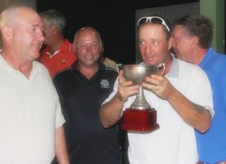 Steve Mulberry with the Cup.